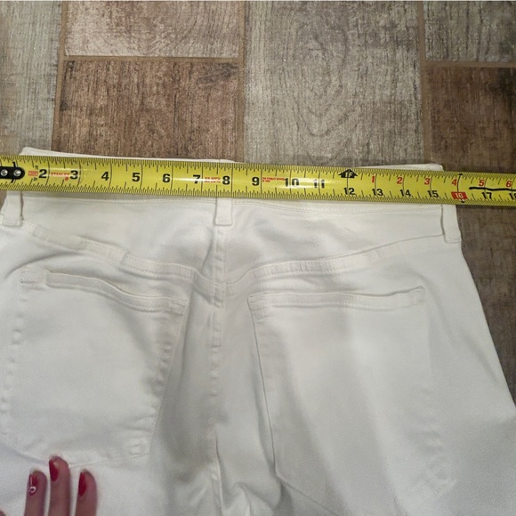 NWT! J. CREW New High-Rise Denim Trouser Jeans White '96 Wide Leg Size 29 $158 - Picture 10 of 11